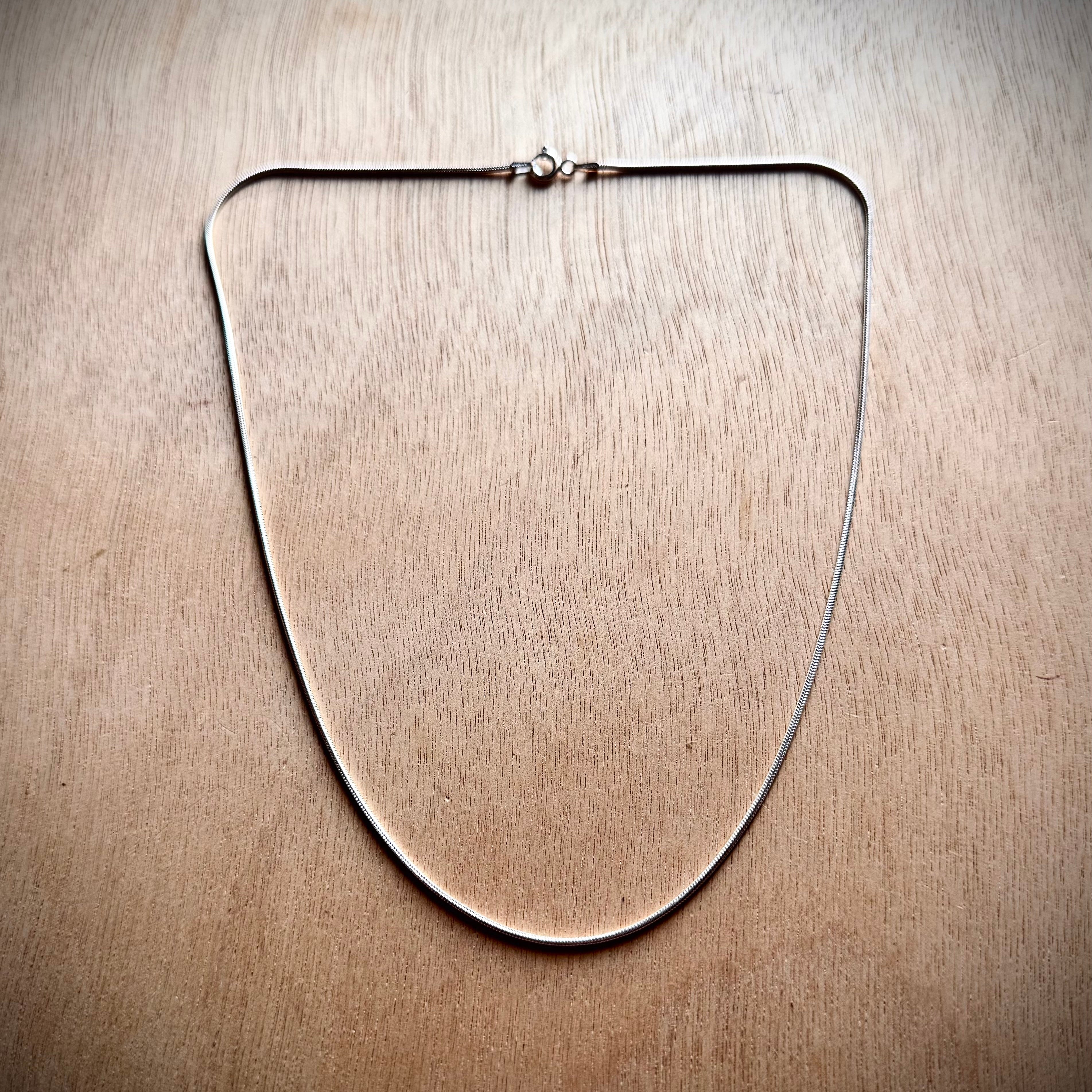 Cadenita cola de ratón plata 45cm