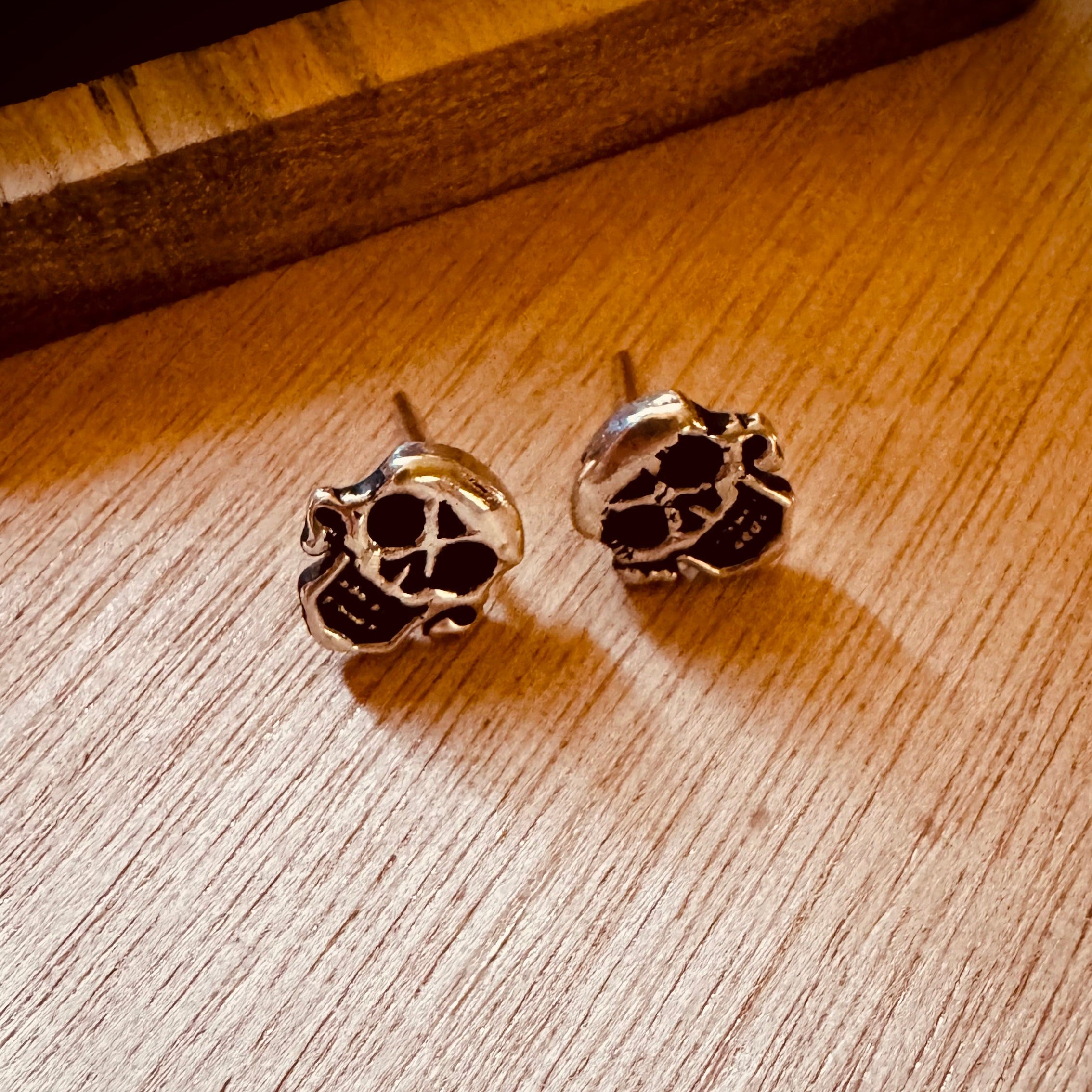 Aretes Piratas del Caribe plata 0.925