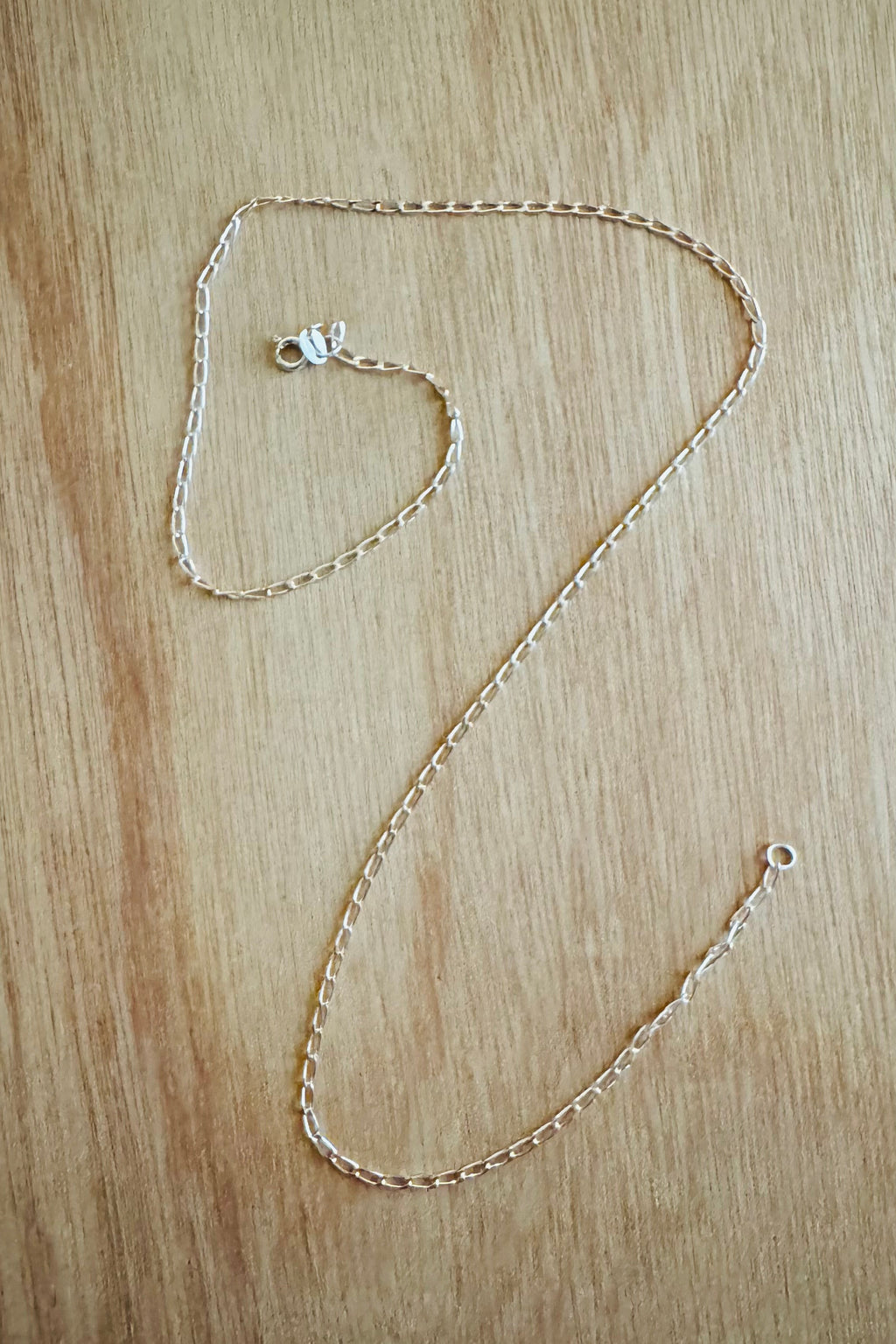 Cadena eslabón 2mm plata 0,925, 40 cm