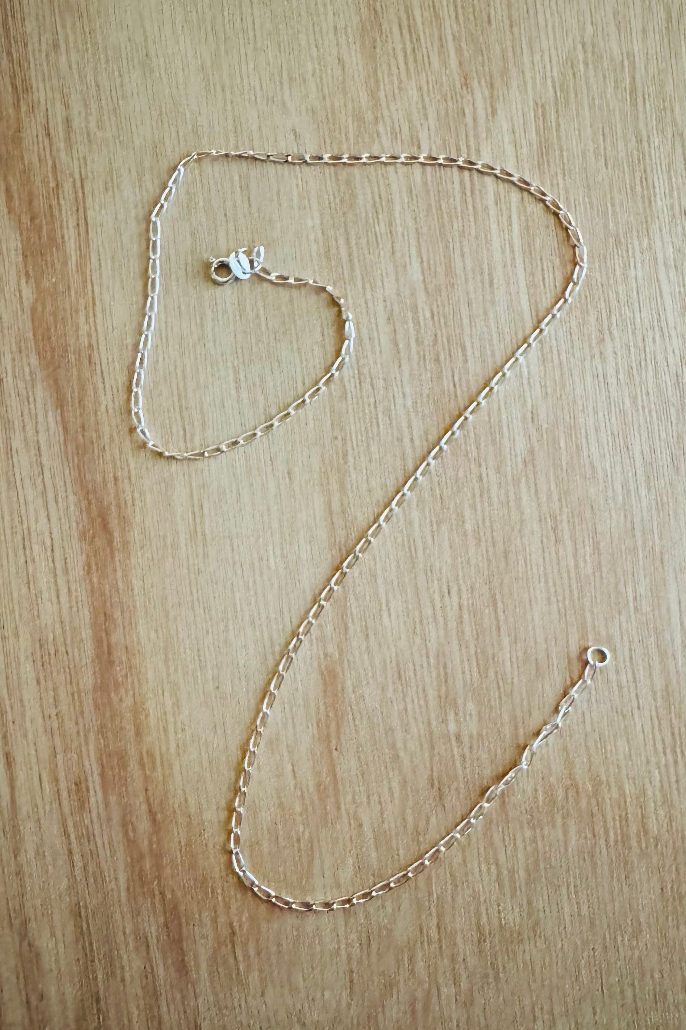 Cadena eslabón 2mm plata 0,925, 40 cm