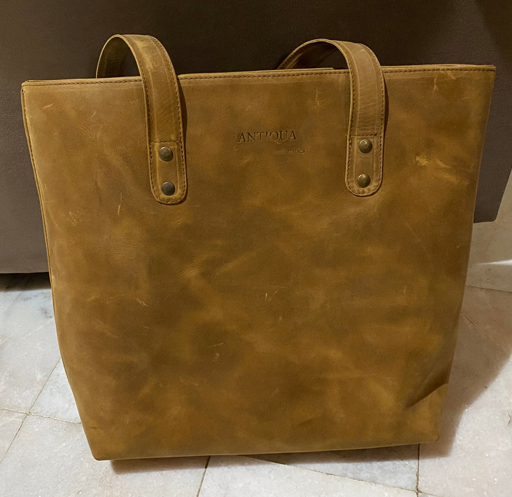 Bolsa Piel Camel