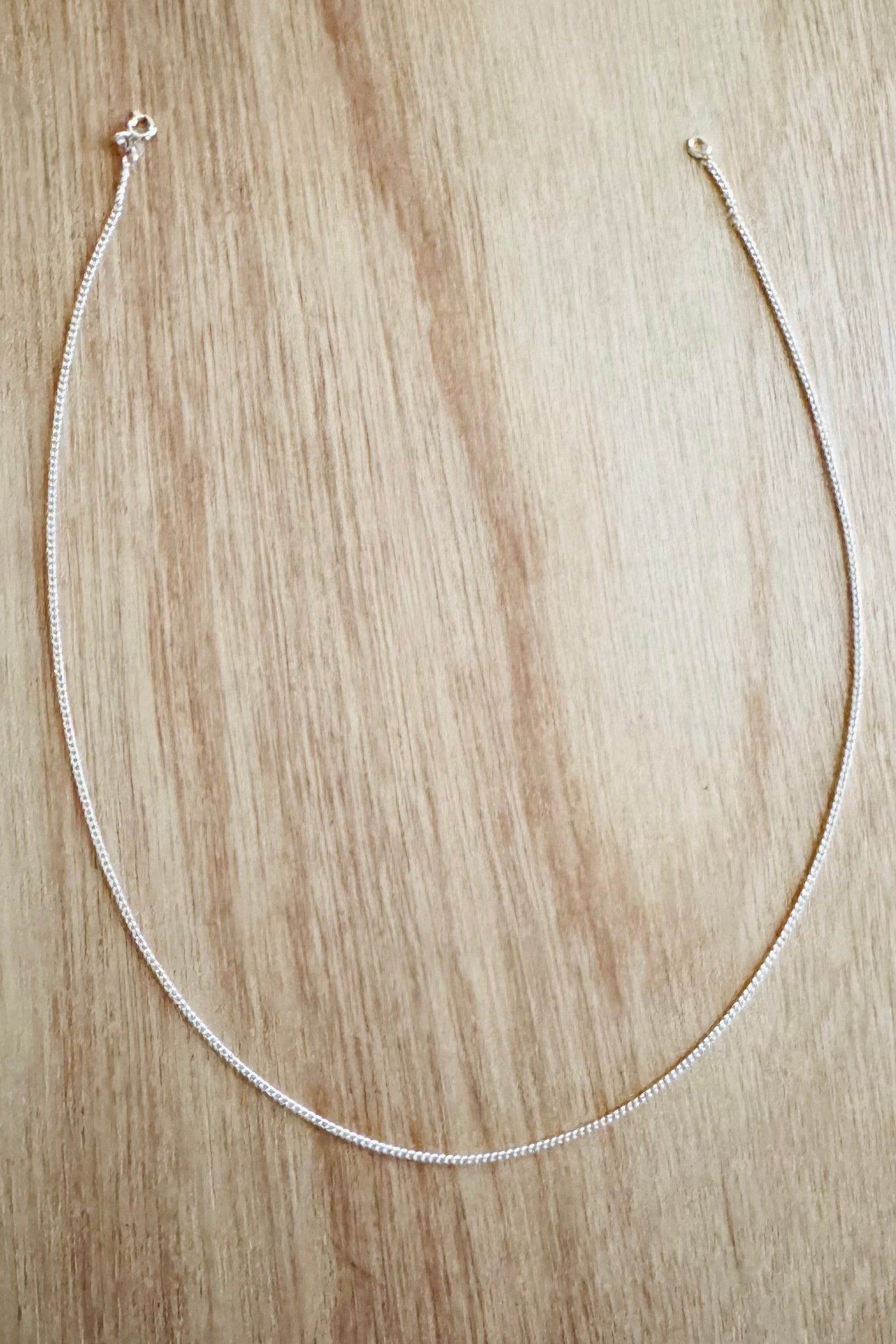 Cadena eslabón 1.5mm plata 0,925, 45 cm