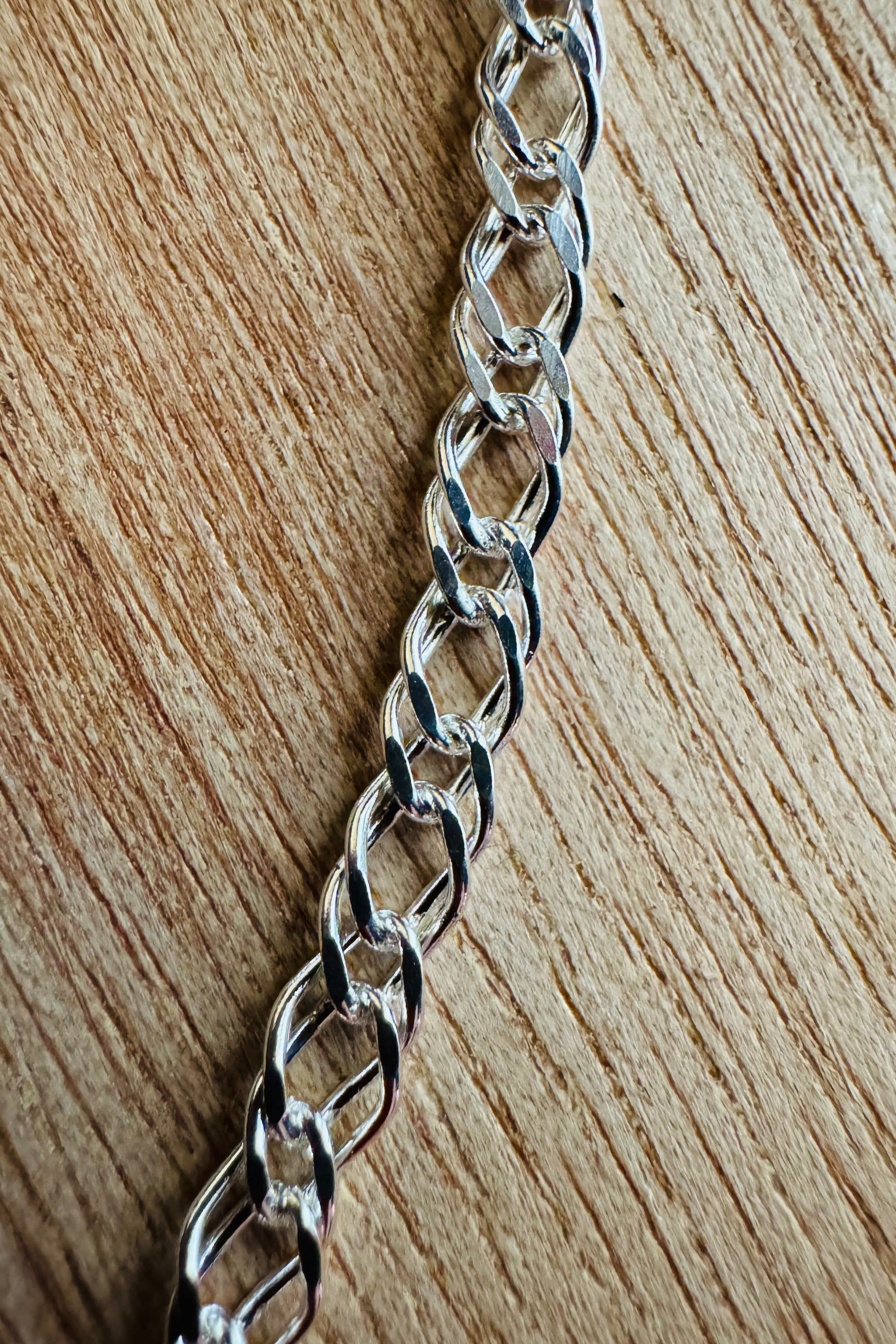 Cadena eslabón 3.5mm plata 0,925, 51.5cm