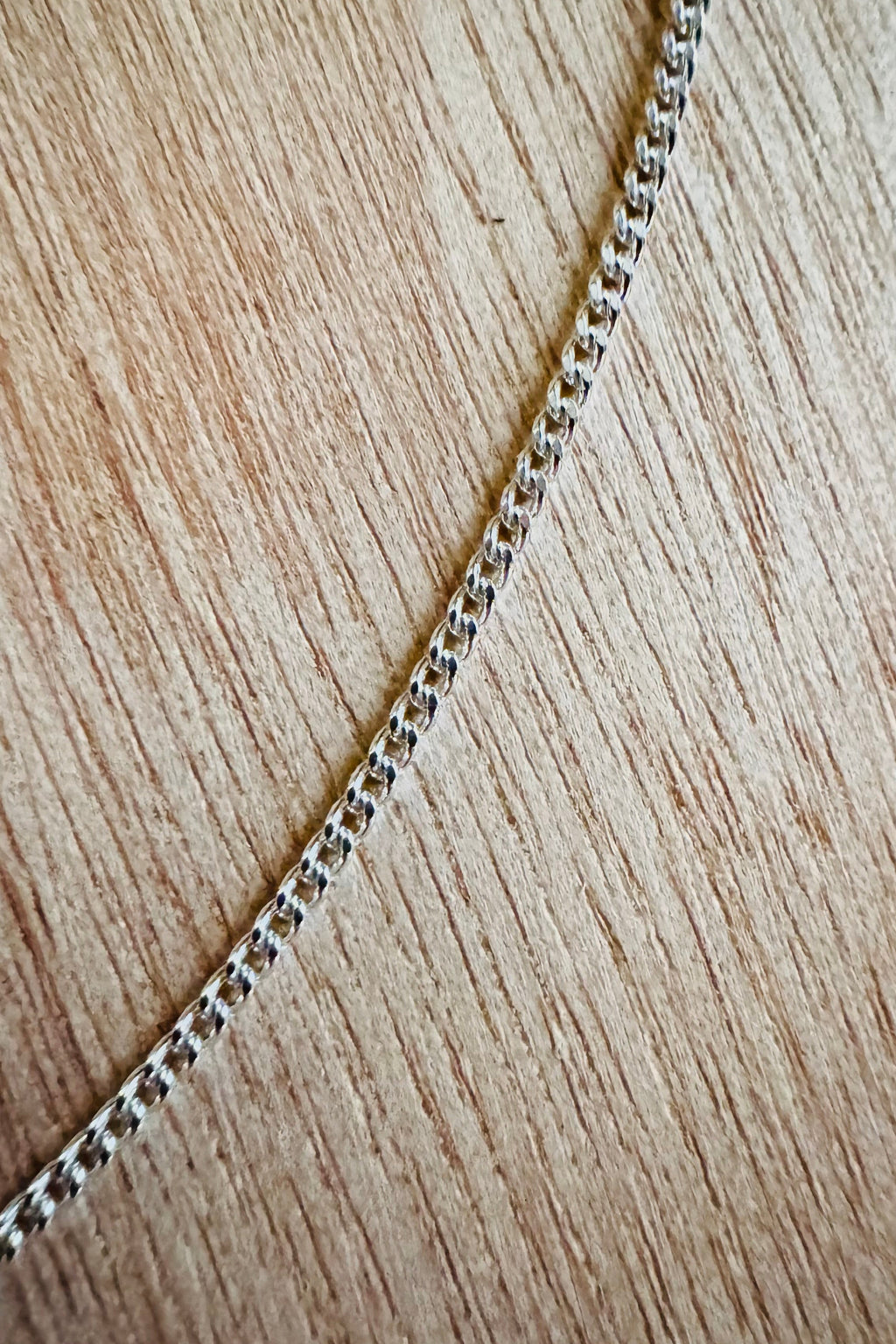 Cadena eslabón 1.5mm plata 0,925, 45 cm