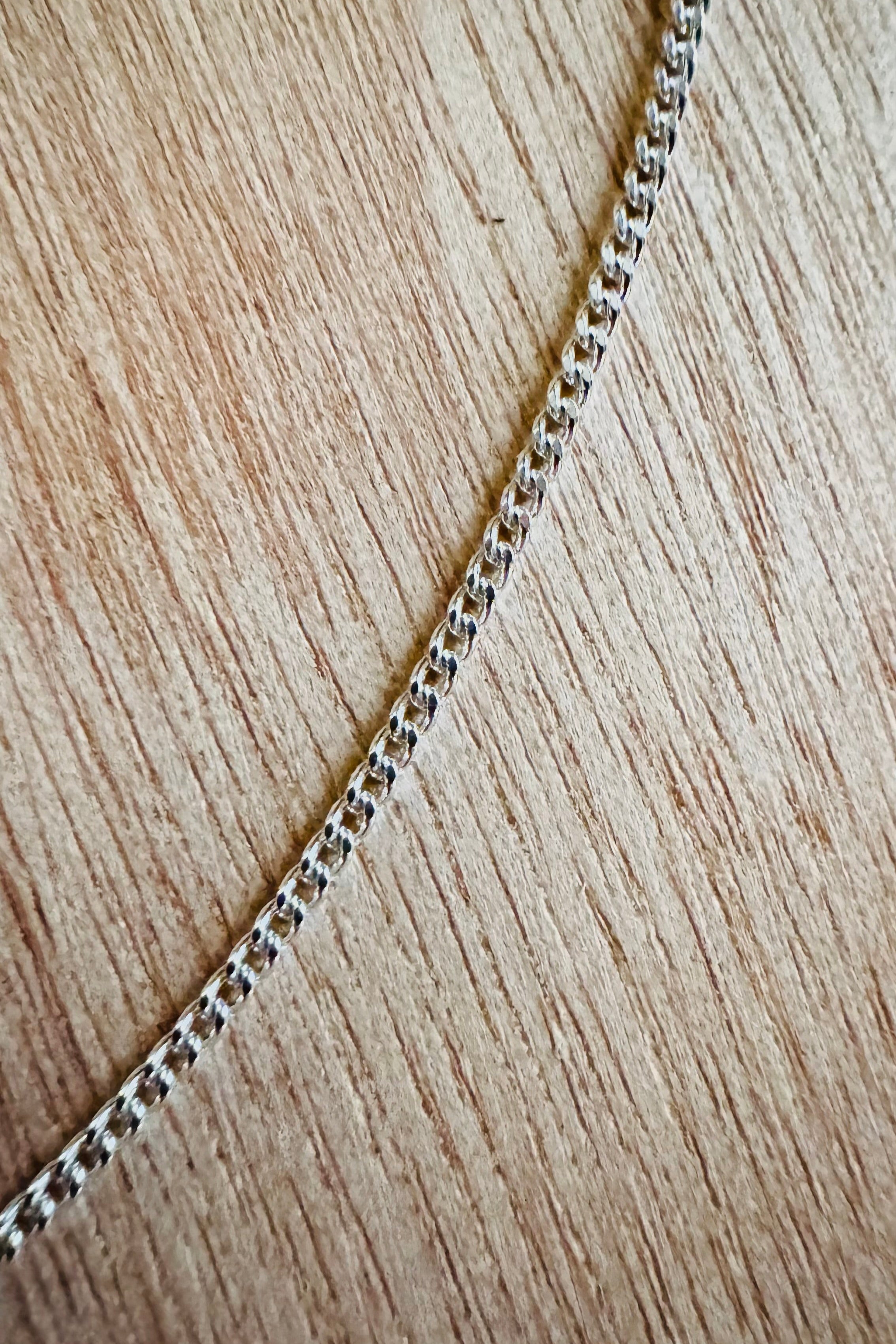 Cadena eslabón 1.5mm plata 0,925, 45 cm