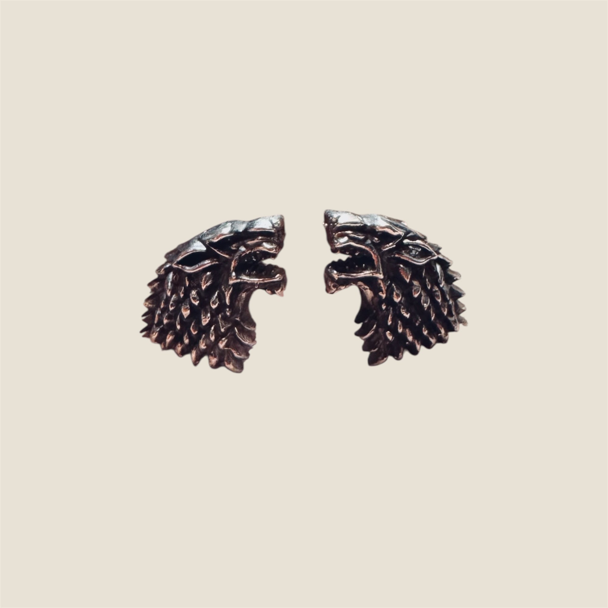 Aretes Casa Stark, Game of Thrones, plata