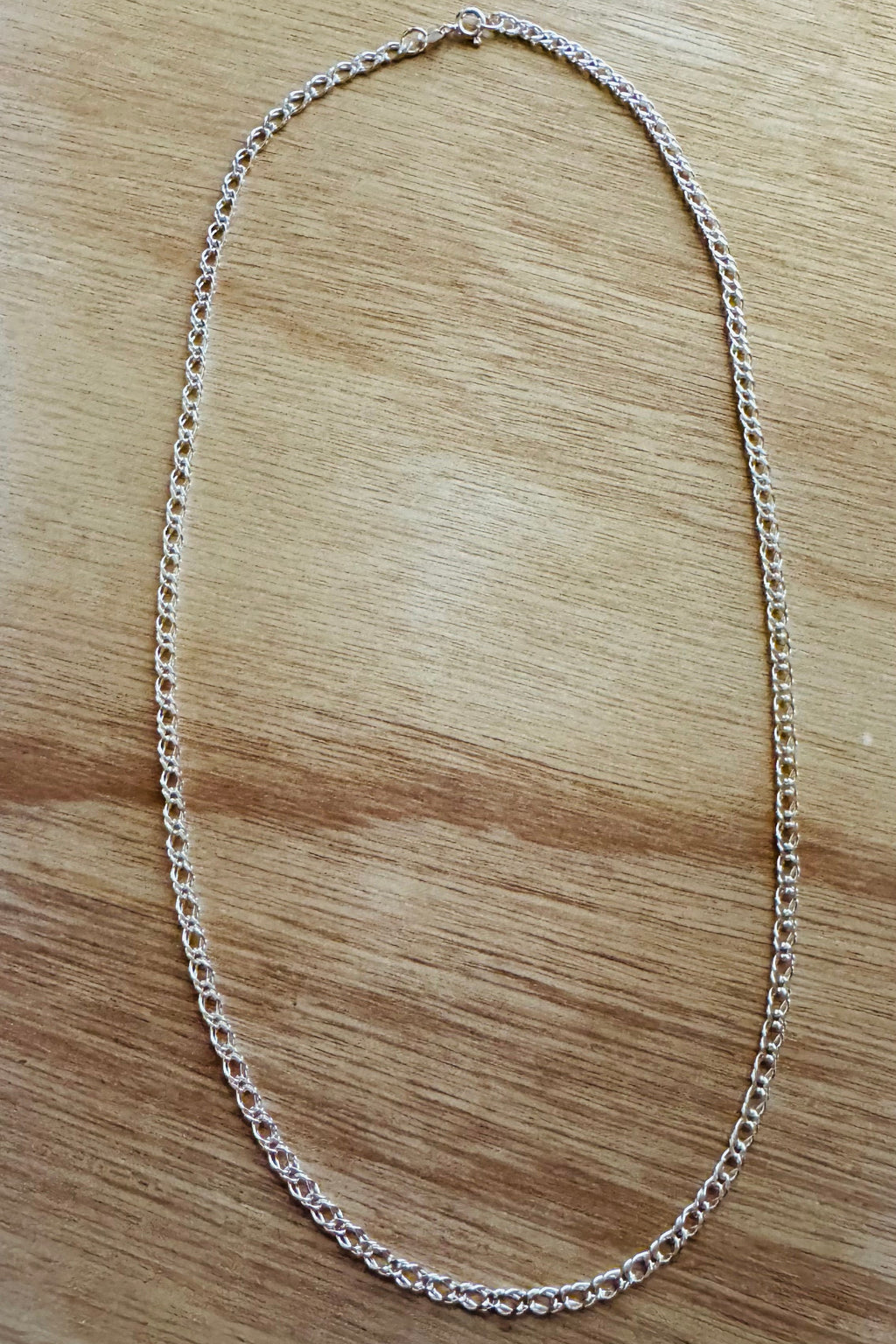 Cadena eslabón 3.5mm plata 0,925, 51.5cm