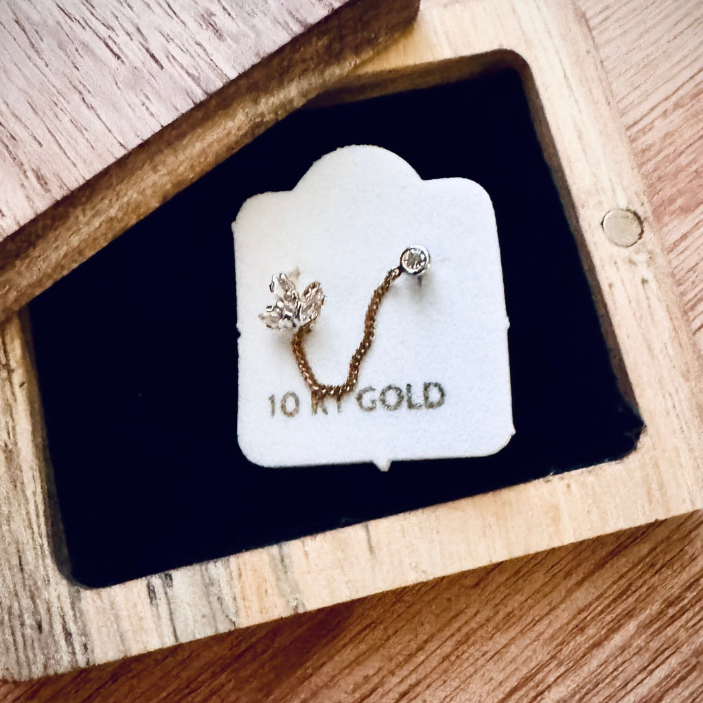 Broquel cadena marquesa oro 10k