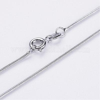 Cadenita cola de ratón plata 45cm